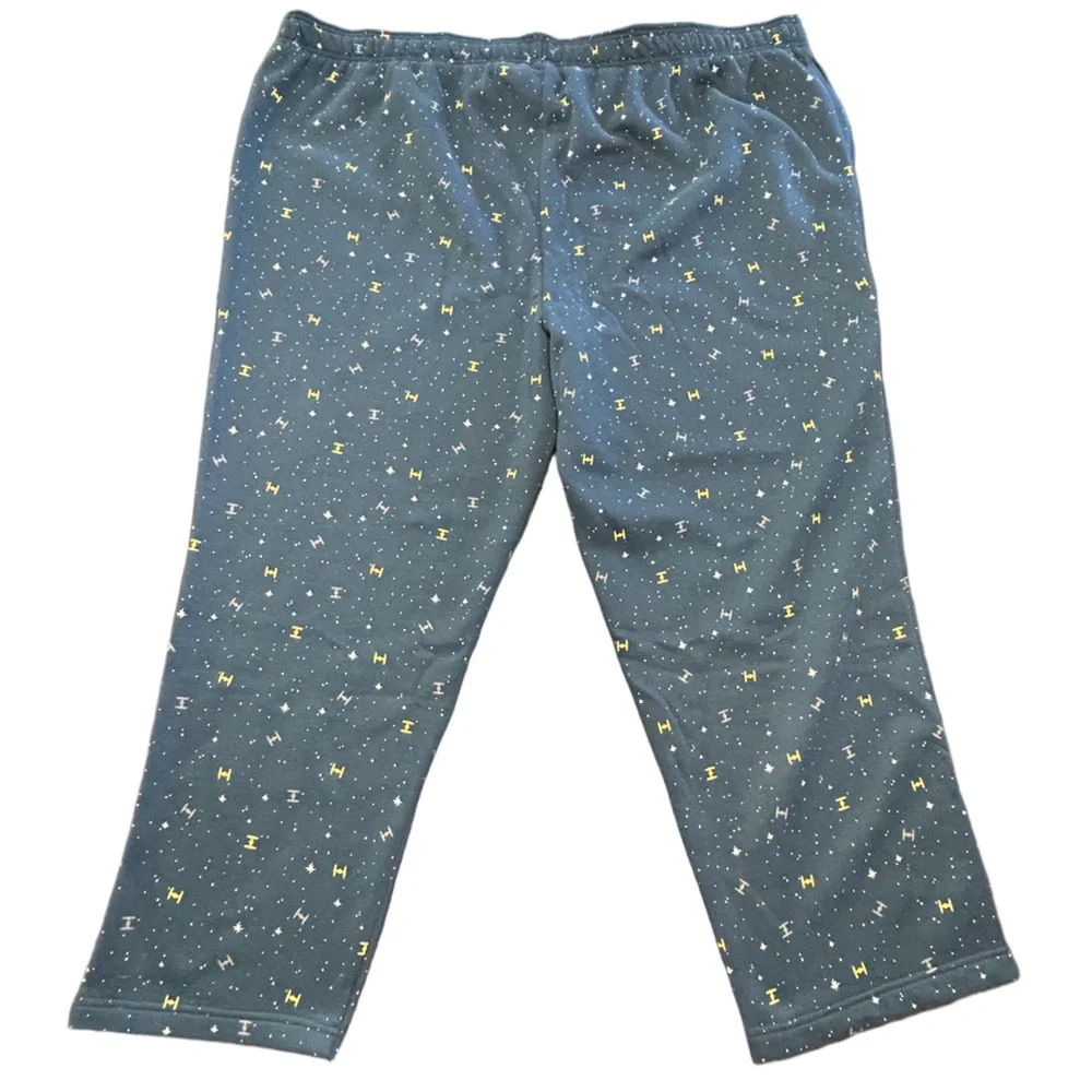 Men’s Star Wars soft lounge fleece elastic drawstring waist sweat pants NWT 5X